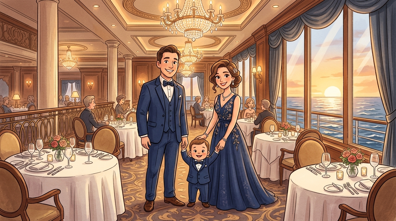 Dressy Night #1 Family Dinner in Main Dining Room