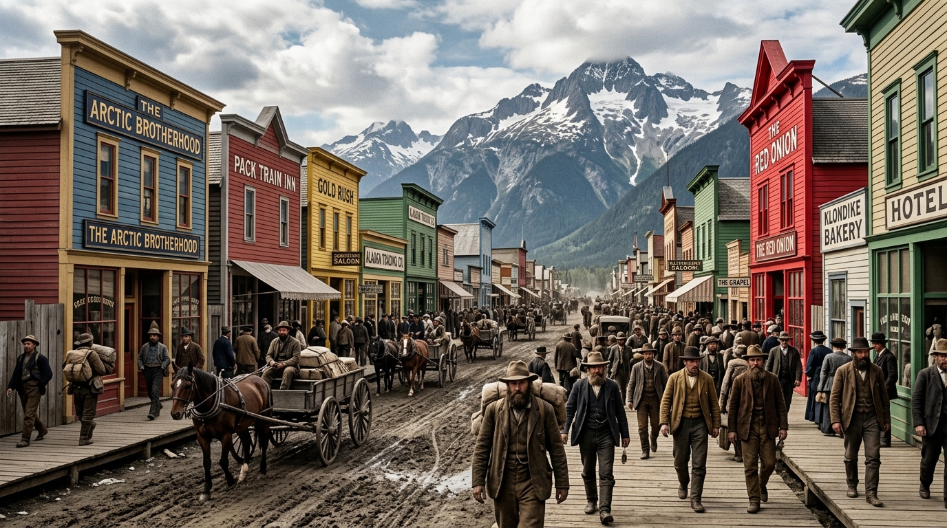 Historic Skagway Broadway Street